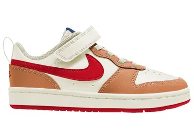 Pre-owned Nike Court Borough Low 2 Sneakers In Sail/hot Curry/game Royal