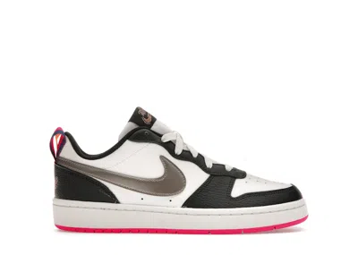 Pre-owned Nike Court Borough Low 2 Sneakers In Summit White/off Noir/pink Prime