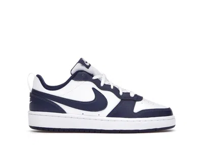 Pre-owned Nike Court Borough Low 2 Sneakers In White/blue Void/signal Blue