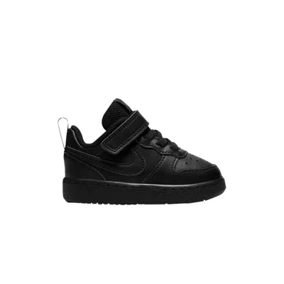Pre-owned Nike Court Borough Low 2 Td 'triple Black' | Infant Size 5