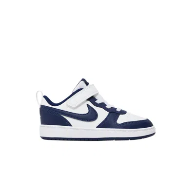 Pre-owned Nike Court Borough Low 2 Td 'white Signal Blue' | Infant Size 7