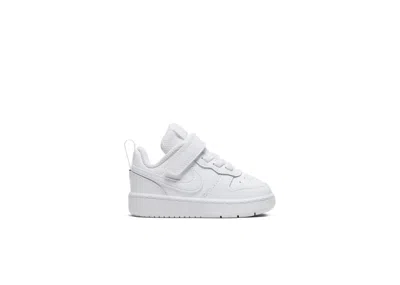Pre-owned Nike Court Borough Low 2 Triple Sneakers In White