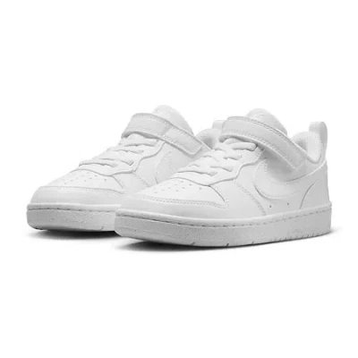 Nike Court Borough Low Little Kid Unisex Sneakers In White