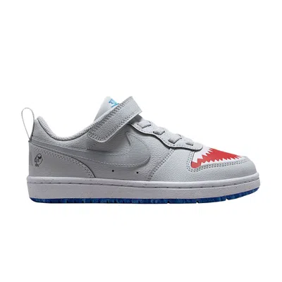 Pre-owned Nike Court Borough Low Ps 'pure Platinum' | Grey | Kid's Size 1.5 In Gray