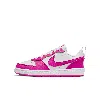 Nike Kids' Court Borough Low Top Sneaker In White