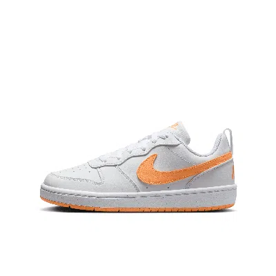 Nike Babies' Court Borough Low Recraft Big Kids' Shoes In White