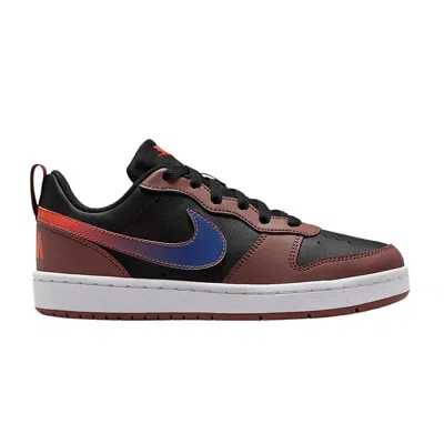 Pre-owned Nike Court Borough Low Recraft Gs 'black/red Sepia/team Orange/deep Night' | Kid's Size 6