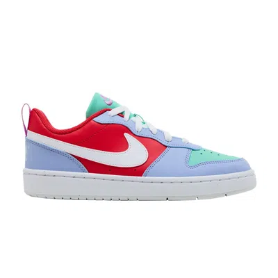 Pre-owned Nike Court Borough Low Recraft Gs 'cobalt Bliss Track Red' | Blue | Kid's Size 3.5