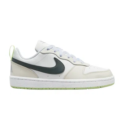 Pre-owned Nike Court Borough Low Recraft Gs 'coconut Milk Jungle Green' | Cream | Kid's Size 6