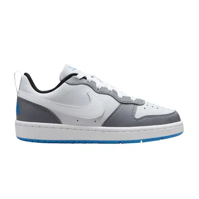 Pre-owned Nike Court Borough Low Recraft Gs 'platinum Cool Grey Photo Blue' | White | Kid's Size 3
