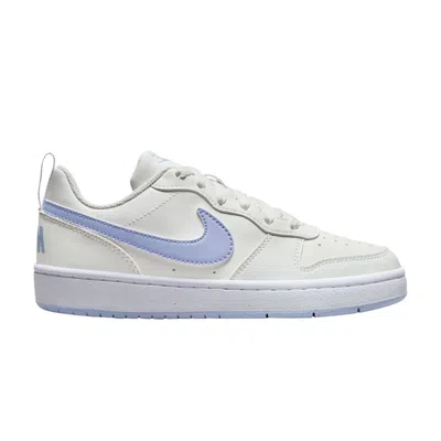 Pre-owned Nike Court Borough Low Recraft Gs 'summit White Cobalt Bliss' | Kid's Size 5