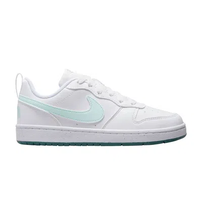 Pre-owned Nike Court Borough Low Recraft Gs 'white Jade Ice Teal' | Kid's Size 3.5
