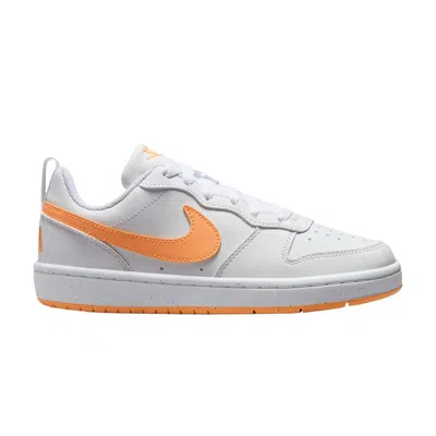 Pre-owned Nike Court Borough Low Recraft Gs 'white Peach Cream' | Kid's Size 6.5