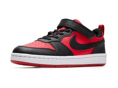 Nike Court Borough Low Recraft (little Kid) Kid's Shoes University Red/black/white : 3 Little Kid M, Leat