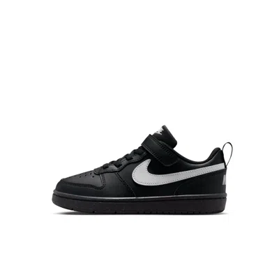 Nike Court Borough Low Recraft Little Kids' Shoes In Black