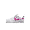 Nike Babies' Court Borough Low Recraft Little Kids' Shoes In White