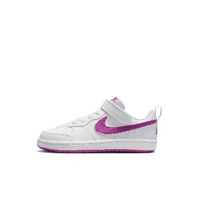 Nike Babies' Court Borough Low Recraft Little Kids' Shoes In White