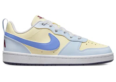 Pre-owned Nike Court Borough Low Recraft Polar Sneakers In Coconut Milk/white/blue Tint