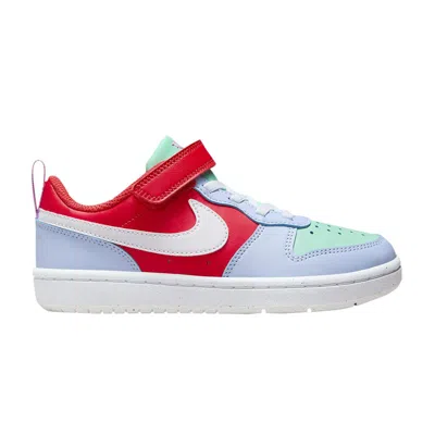 Pre-owned Nike Court Borough Low Recraft Ps 'cobalt Bliss Track Red' | Blue | Kid's Size 6
