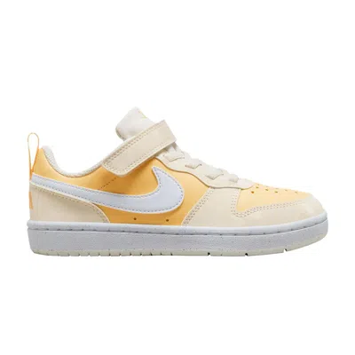 Pre-owned Nike Court Borough Low Recraft Ps 'pale Ivory Melon Tint' | Cream | Kid's Size 2