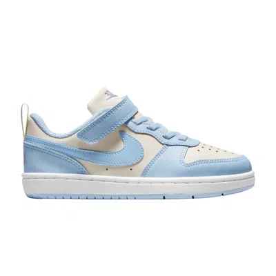 Pre-owned Nike Court Borough Low Recraft Ps 'soft Pearl Celestine Blue' | Kid's Size 2.5