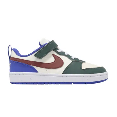 Pre-owned Nike Court Borough Low Recraft Ps 'vintage Green Dark Pony' | Cream | Kid's Size 1