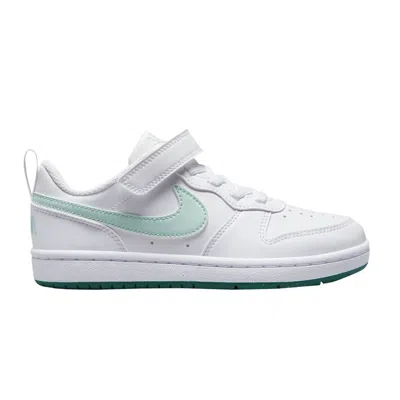 Pre-owned Nike Court Borough Low Recraft Ps 'white Jade Ice Teal' | Kid's Size 13