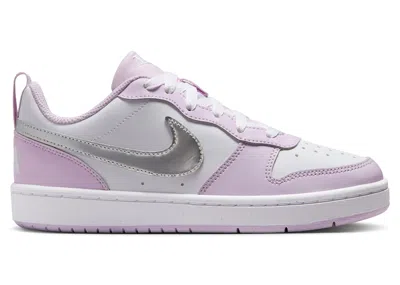 Pre-owned Nike Court Borough Low Recraft Se Sneakers In Doll/white/metallic Silver