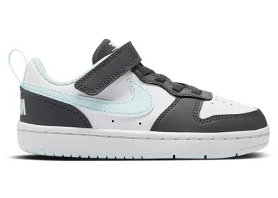 Pre-owned Nike Court Borough Low Recraft Sneakers In Anthracite/white/glacier Blue