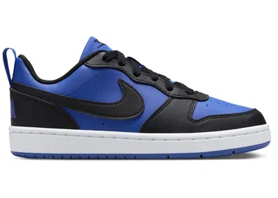 Pre-owned Nike Court Borough Low Recraft Sneakers In Game Royal/white/black In Multi