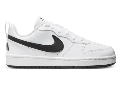 Pre-owned Nike Court Borough Low Recraft Sneakers In White/black