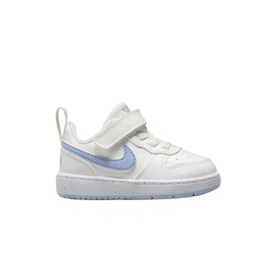Pre-owned Nike Court Borough Low Recraft Td 'summit White Cobalt Bliss' | Infant Size 7