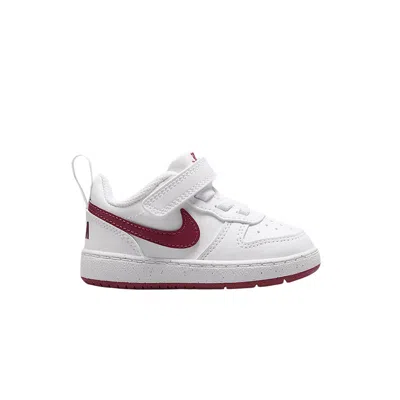 Pre-owned Nike Court Borough Low Recraft Td 'white Pink Smoke' | Infant Size 9