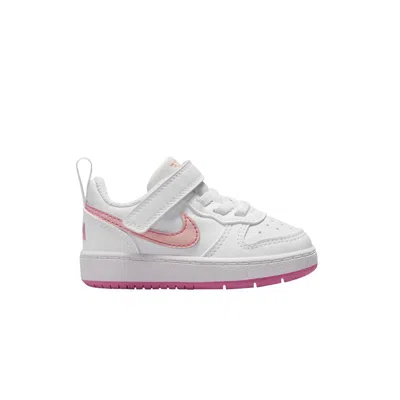 Pre-owned Nike Court Borough Low Recraft Td 'white Pinksicle' | Infant Size 10