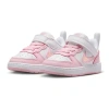 Nike Toddler Girls Court Borough Low Recraft Adjustable Strap Casual Sneakers From Finish Line In Pink