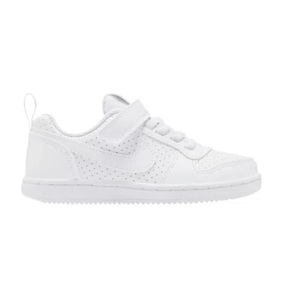 Pre-owned Nike Court Borough Low Sl Ps 'triple White' | Kid's Size 11