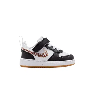 Pre-owned Nike Court Borough Low Td 'black White' | Infant Size 9
