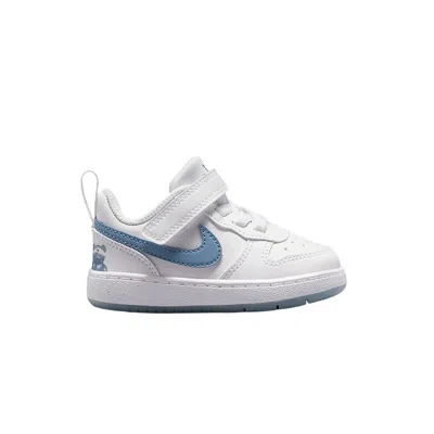 Pre-owned Nike Court Borough Low Td 'white Work Blue' | Infant Size 6