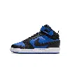 Nike Court Borough Mid 2 Big Kids' Shoes In Game Royal/white/black