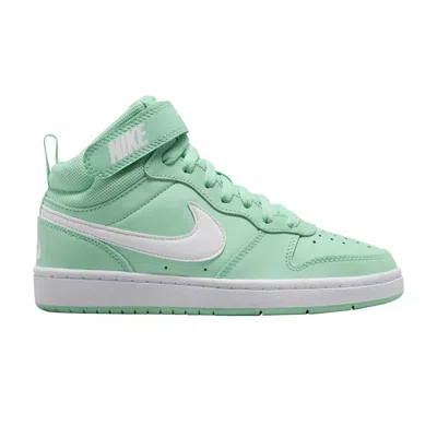 Pre-owned Nike Court Borough Mid 2 Gs 'emerald Rise' | Green | Kid's Size 7
