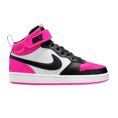 Pre-owned Nike Court Borough Mid 2 Gs 'fierce Pink' | Kid's Size 5.5