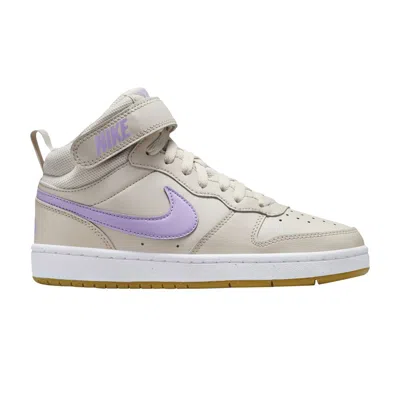 Pre-owned Nike Court Borough Mid 2 Gs 'lilac Bloom' | Brown | Kid's Size 7