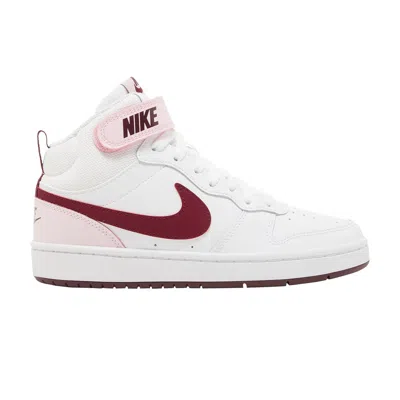 Pre-owned Nike Court Borough Mid 2 Gs 'pink Foam' | White | Kid's Size 5.5