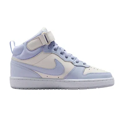 Pre-owned Nike Court Borough Mid 2 Gs 'platinum Tint Ghost' | Blue | Kid's Size 3.5