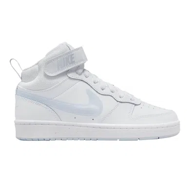 Pre-owned Nike Court Borough Mid 2 Gs 'white Aura' | Kid's Size 5.5