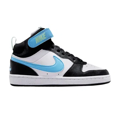 Pre-owned Nike Court Borough Mid 2 Gs 'white Black' | Kid's Size 7