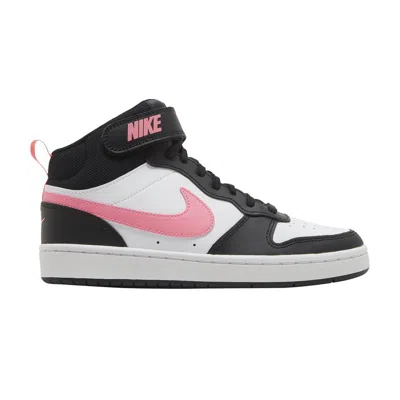 Pre-owned Nike Court Borough Mid 2 Gs 'white Sunset Pulse' | Black | Kid's Size 6