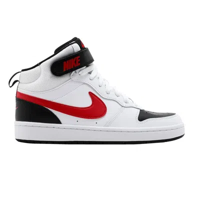 Pre-owned Nike Court Borough Mid 2 Gs 'white University Red' | Kid's Size 7