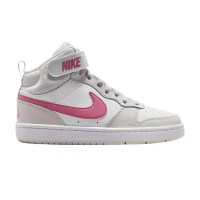 Pre-owned Nike Court Borough Mid 2 Gs 'white Vast Grey' | Kid's Size 5