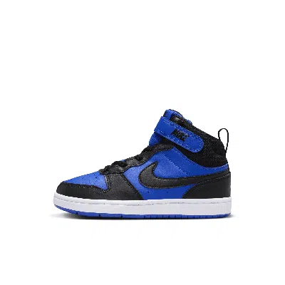 Nike Babies' Court Borough Mid 2 Little Kids' Shoes In Blue